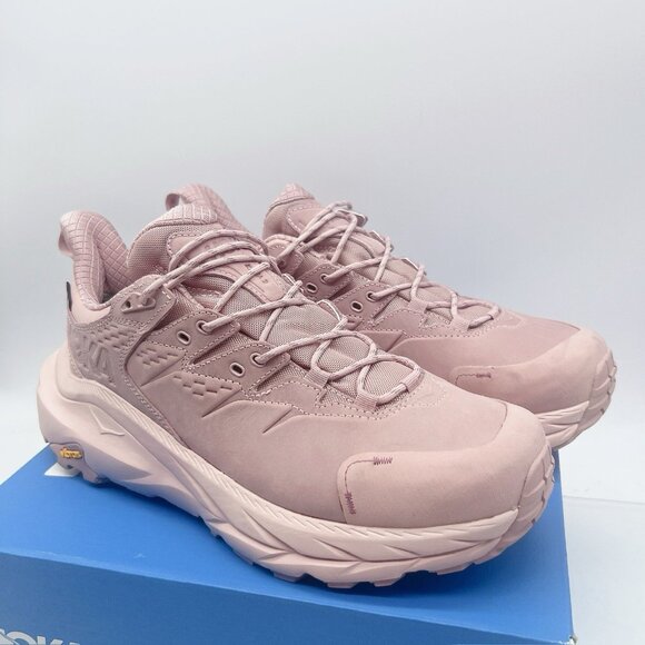Hoka One One Kaha 2 Low GTX Trail Hiking Shoe Pale Mauve/Peach Whip Mens US 11 - Picture 4 of 12